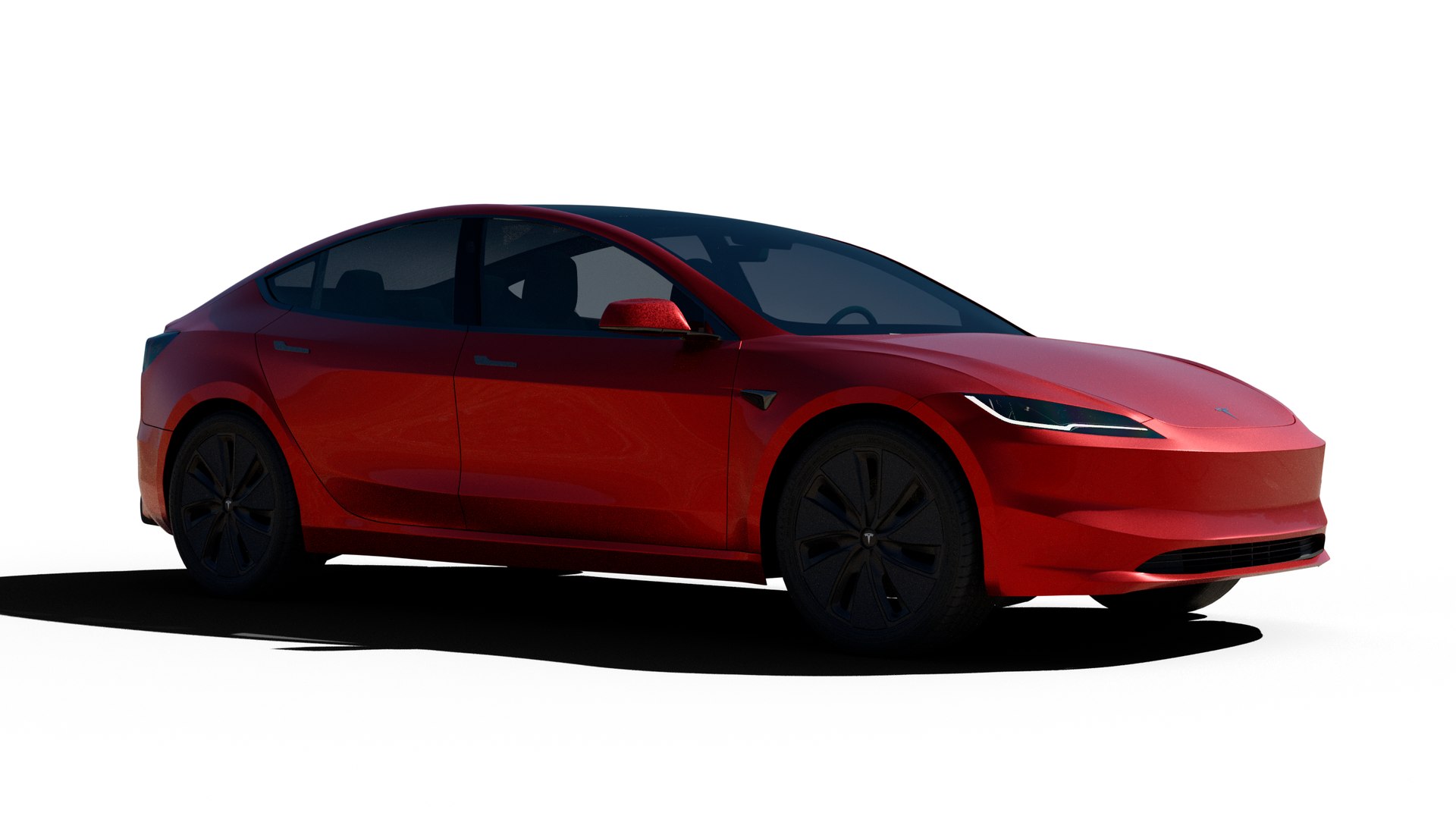 3D Model 2024 Tesla Model 3 Highland TurboSquid 2124087