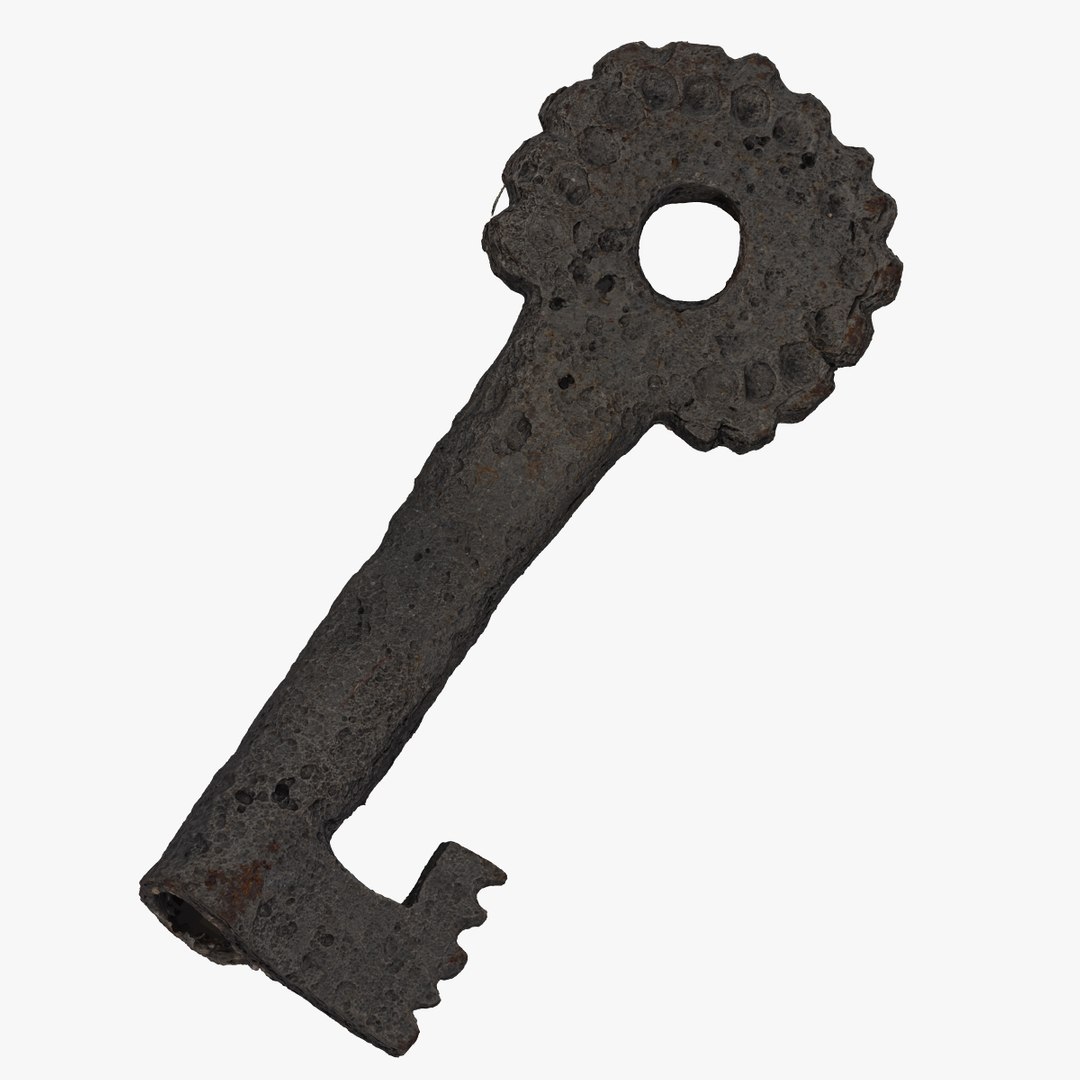 Medieval Key 01 RAW Scan 3D - TurboSquid 1793615