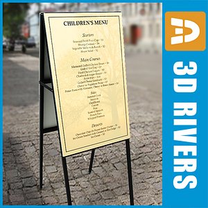 Menu board 05 by 3DRivers