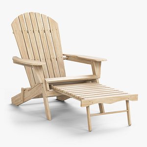 3D adirondack outdoor armchair