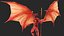Devil Character with Trident Fur Rigged