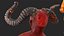 Devil Character with Trident Fur Rigged