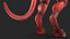 Devil Character with Trident Fur Rigged