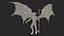 Devil Character with Trident Fur Rigged