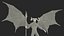 Devil Character with Trident Fur Rigged