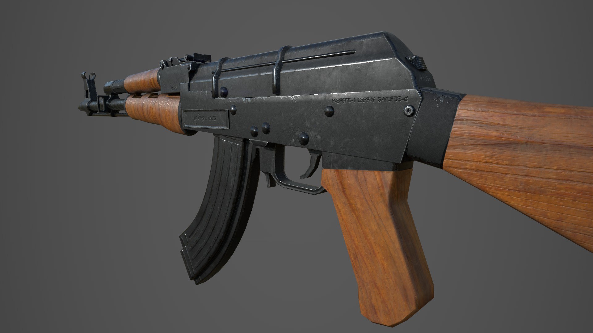 Ak47 Guns 3D - TurboSquid 1585909