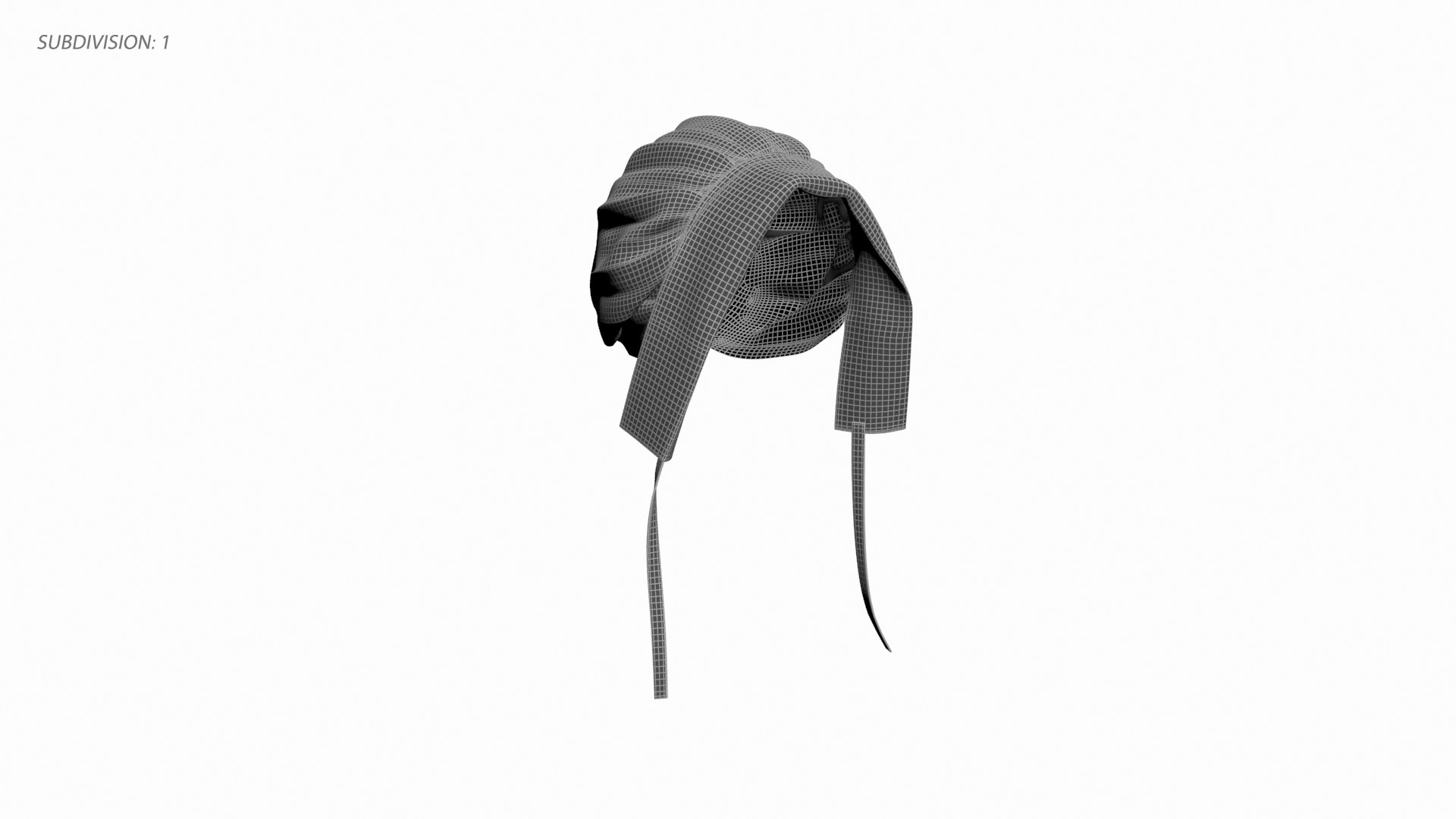Bonnet Vintage Renaissance Hat 3D Model - TurboSquid 2191206