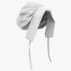 Bonnet Vintage Renaissance Hat 3D model