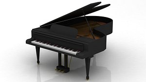 Piano N021210 - 3D model (*.gsm+*.3ds) for interior 3d