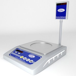 3D model price weighing scale