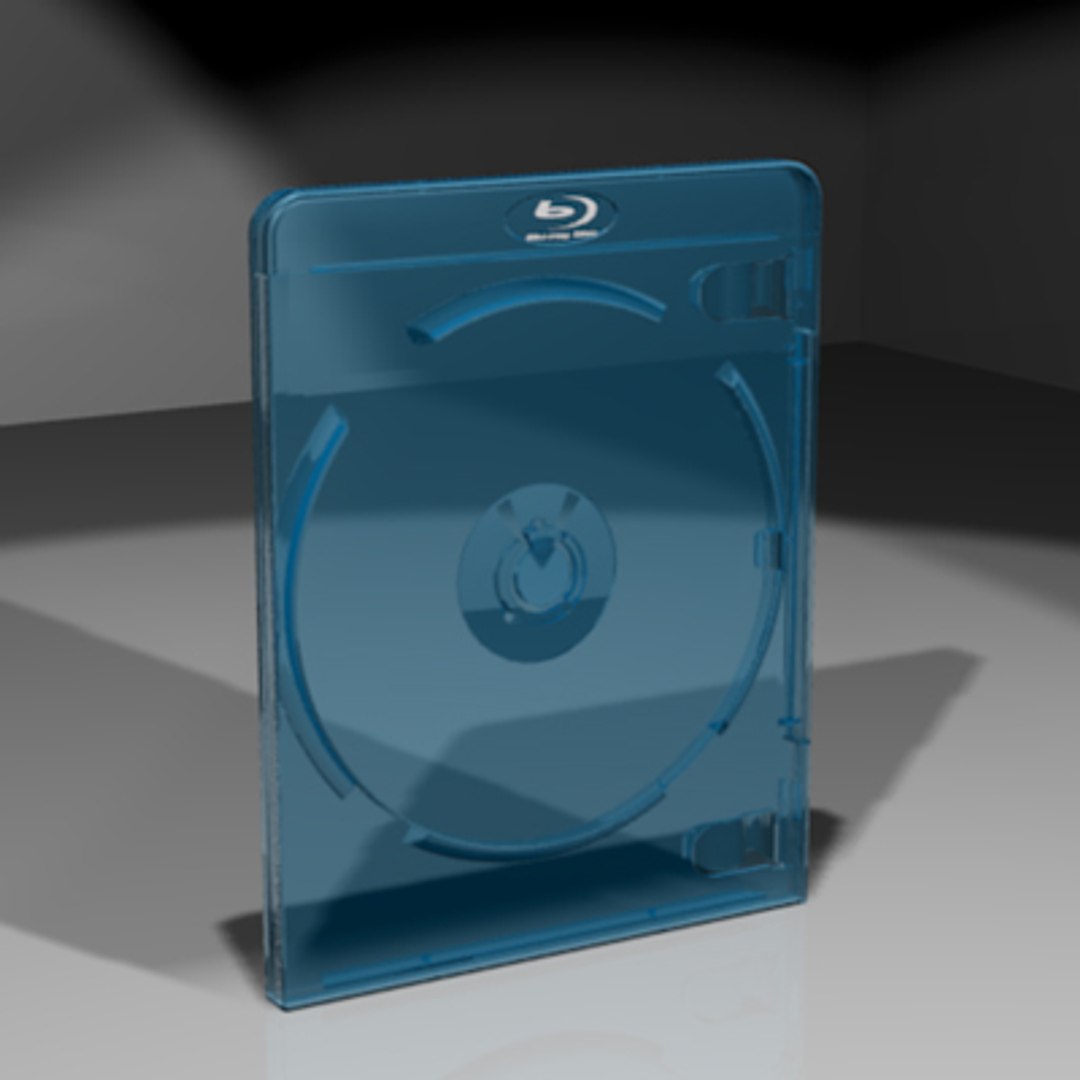 3d Model Bluray Disc Case