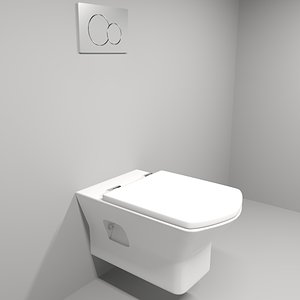 3d model wc toilet