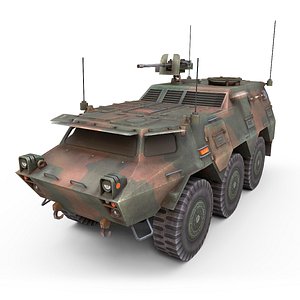 3D Armored personnel carrier
