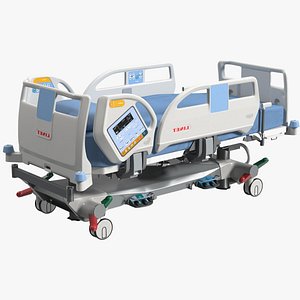 Intensive Care Bed Rigged for Cinema 4D