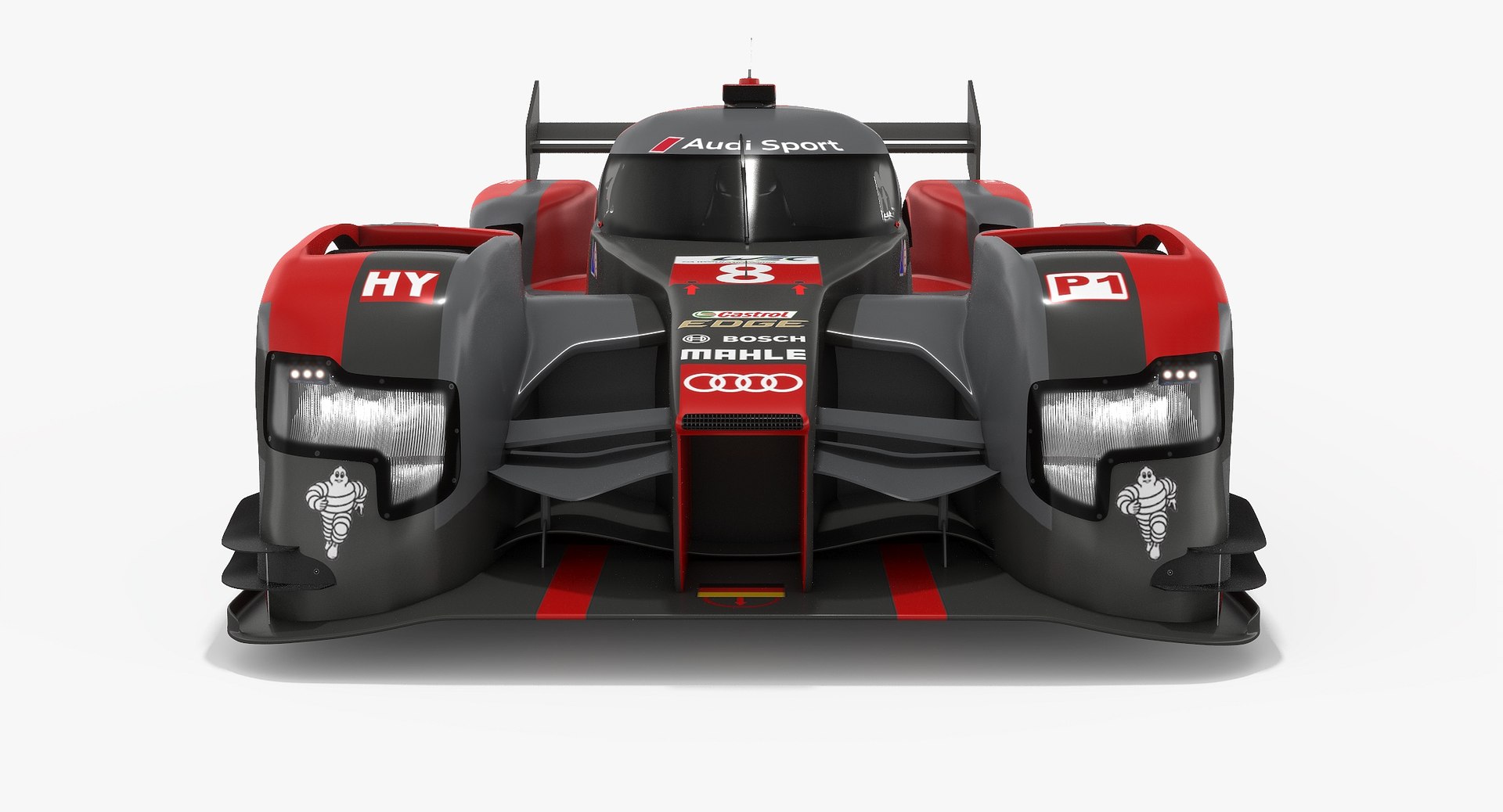 Audi R18 2016-spec Technology 3D Model - TurboSquid 1286683