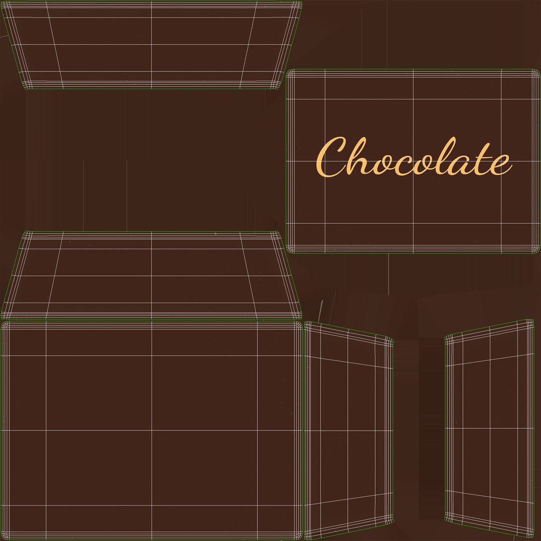 Chocolate Piece model https://p.turbosquid.com/ts-thumb/rn/IHjSiU/uf/07/jpg/1763386845/1920x1080/fit_q87/8162646cbe16948ccaaa54dd2e1d280f69a94f5d/07.jpg