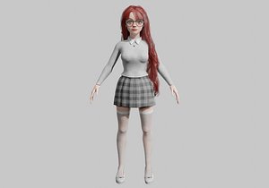 Pretty sweet Woman V41086 3D model