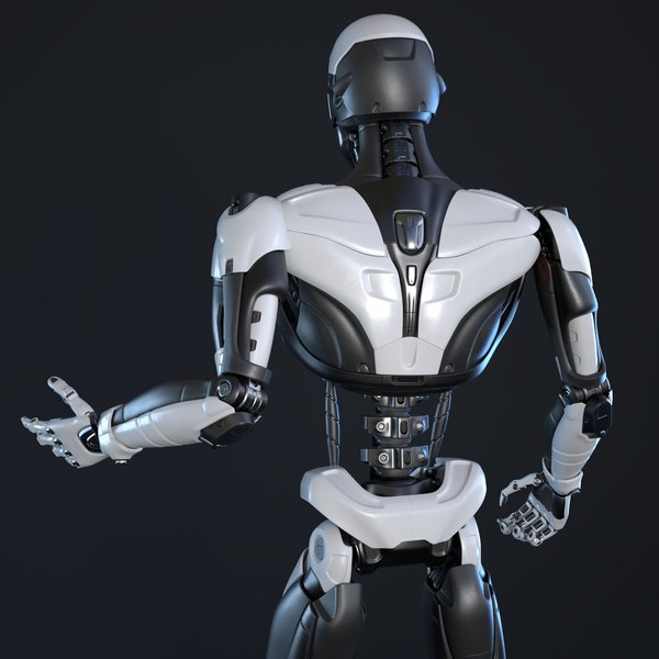 3D sci-fi male robot android - TurboSquid 1656790