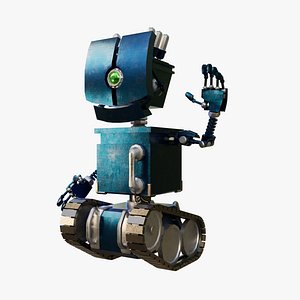 Robot 3d model rigged