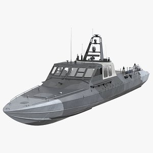 Military Boat Mark V Camo Dark