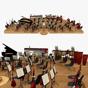 3D Orchestra Stage model