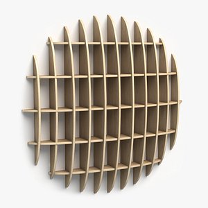 3D model Parametric Wall Shelf