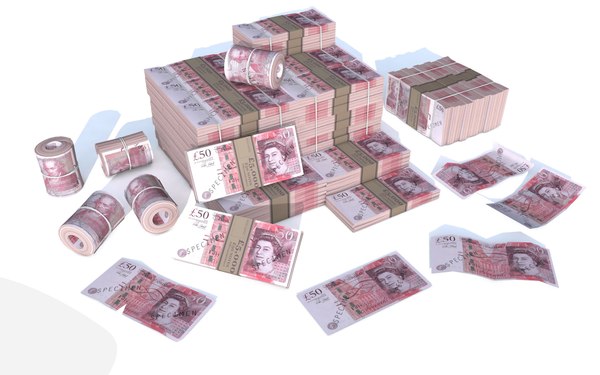 money pound 3D model