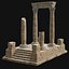ANCIENT RUINS DESERT SAND STONE OLD TEMPLE EGYPT AAA COLLECTION