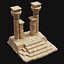 ANCIENT RUINS DESERT SAND STONE OLD TEMPLE EGYPT AAA COLLECTION