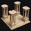 ANCIENT RUINS DESERT SAND STONE OLD TEMPLE EGYPT AAA COLLECTION