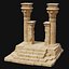ANCIENT RUINS DESERT SAND STONE OLD TEMPLE EGYPT AAA COLLECTION