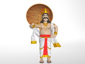 3D king mahabali