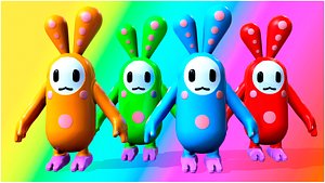 3D toy bunny model