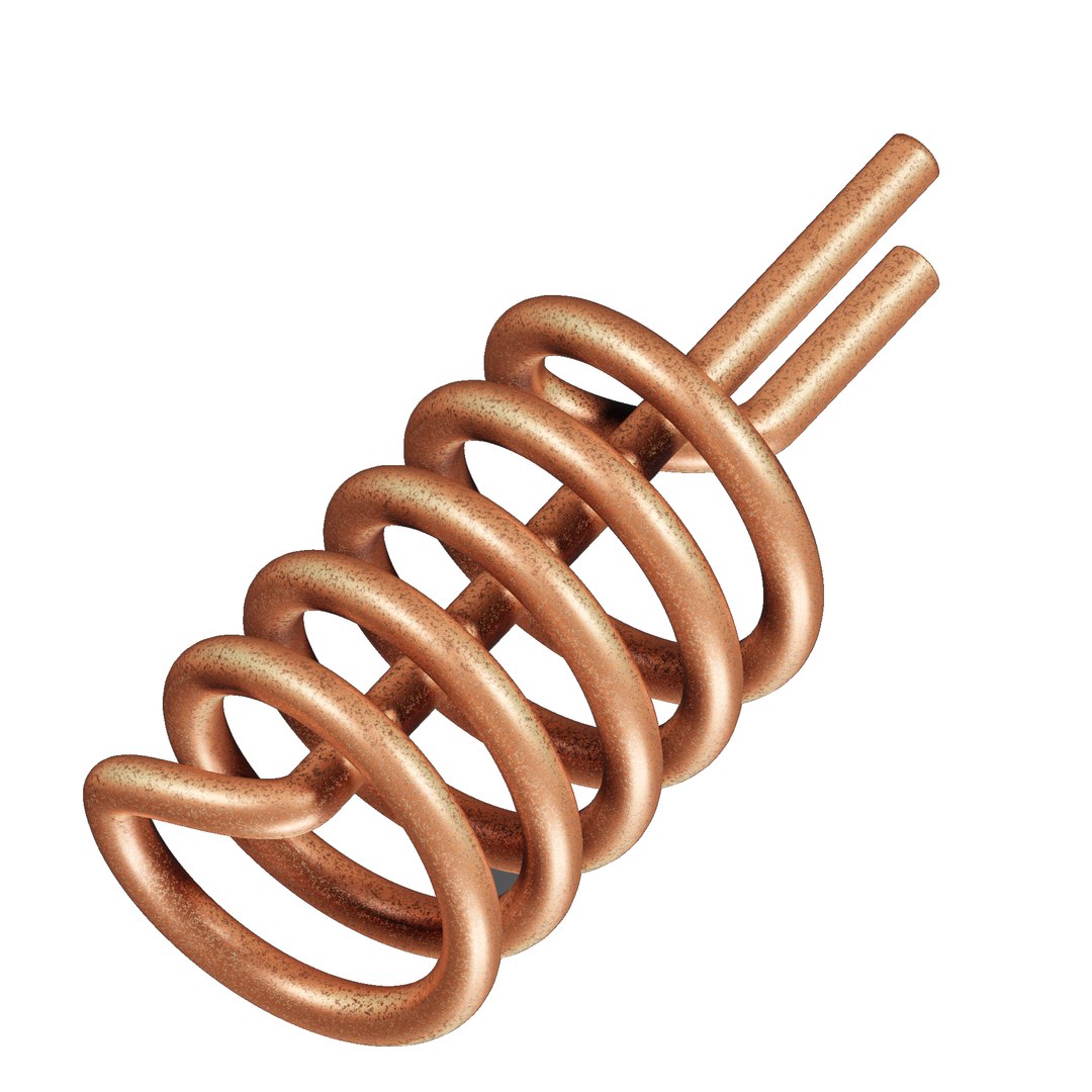 Rusty Gyser Heating Coil 3D Model TurboSquid 2131333