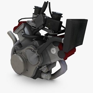 750cc V-Twin Motorcycle Engine