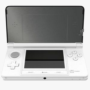 Nintendo 3DS White 3D Model