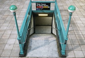 subway entrance 3D model