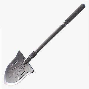 3D Combat shovel model