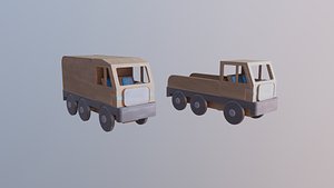 WOODEN TRUCK TOYS BUNDLE - RogueFilmProductions