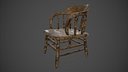 Western Saloon Chair 02 - PBR Game Ready