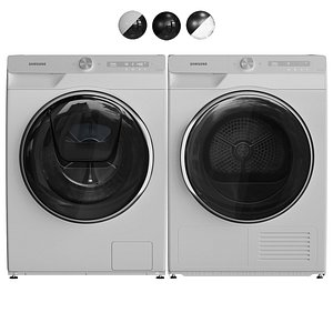 Samsung Washing and Drying machine 03 3D model