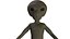 3D grey alien