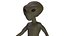 3D grey alien