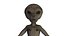 3D grey alien