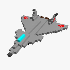 Game Ready MiG-1-42 pixelated