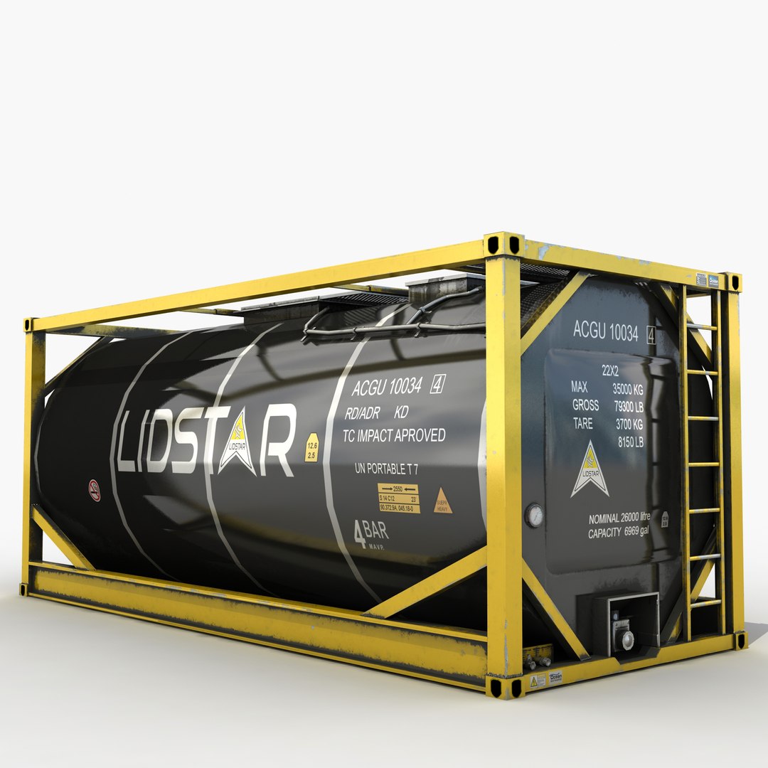 3D model tank container - TurboSquid 1224414