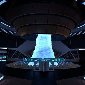 room engineering spaceship 3D
