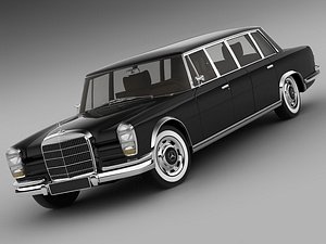 3d mercedes 600 w100