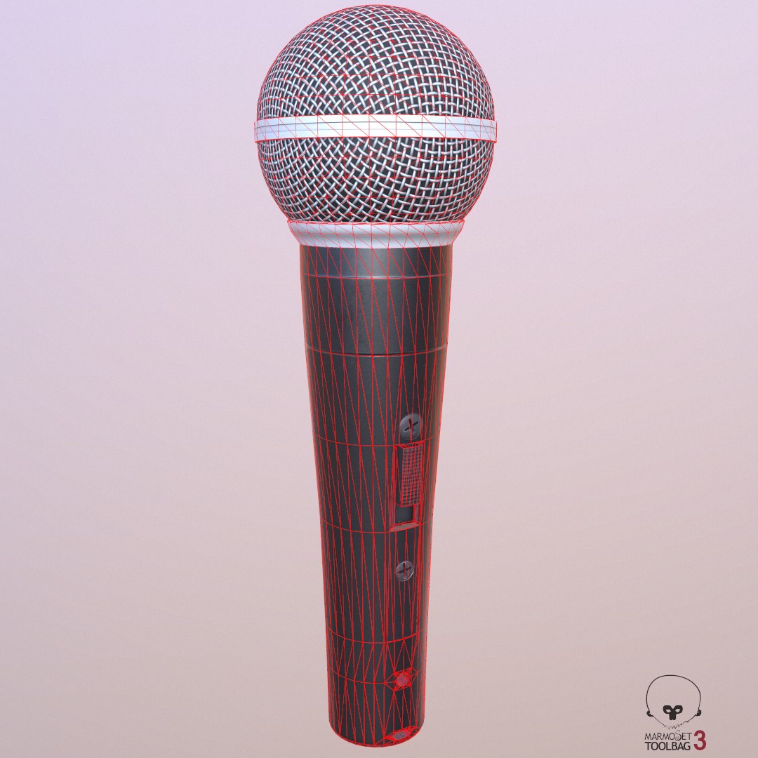 3D Model Microphone Shure Sm58 - TurboSquid 1616016