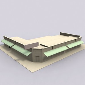 3d shop model